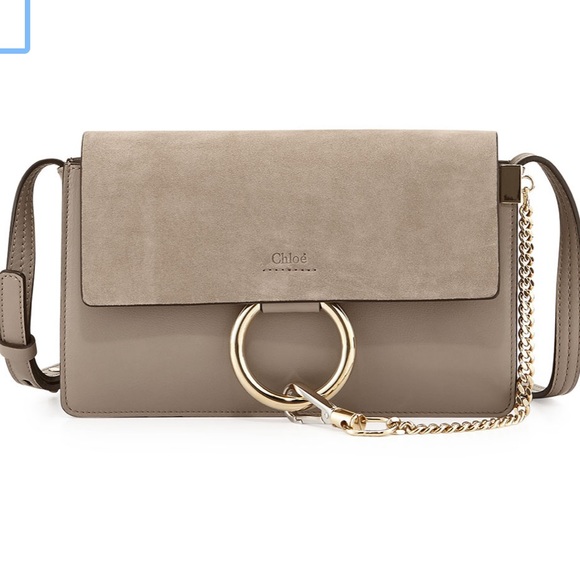 Chloé Faye Small Leather Crossbody Bag - Picture 1 of 8